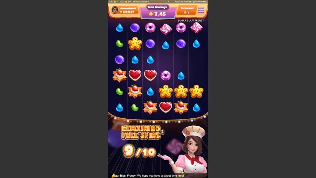 Ảnh giao diện chính game Sugar Blast (Kingmidas #) (slot) chơi tại LC79