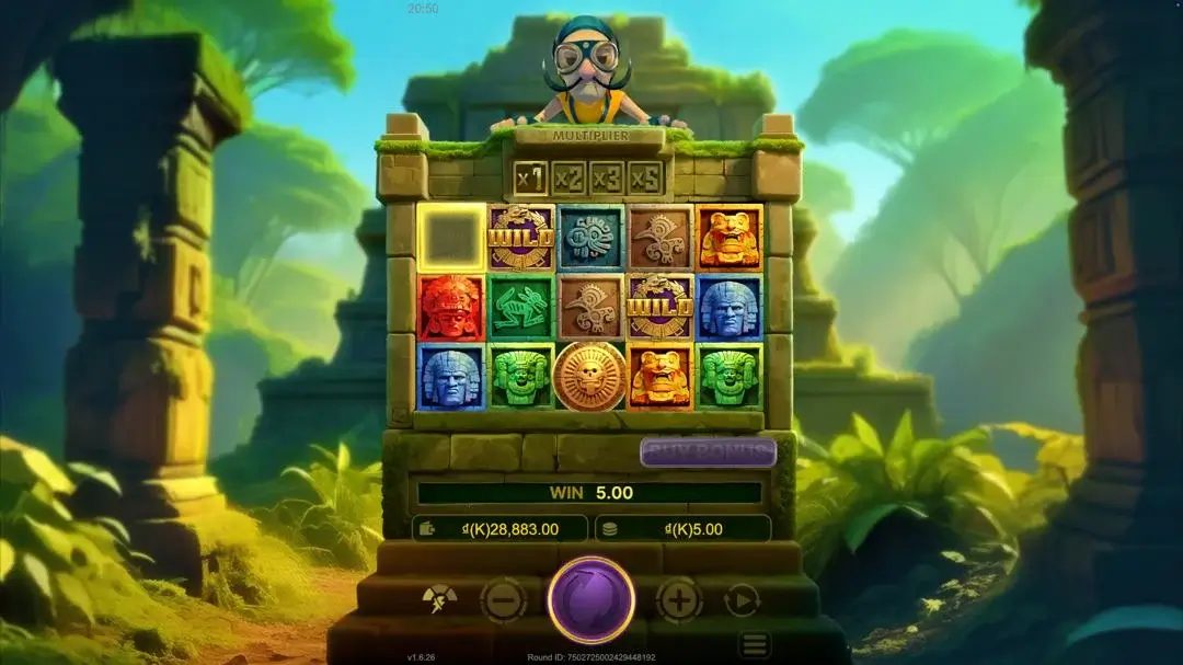 Ảnh giao diện chính game UGO Aztec Gold (slot JDB) chơi tại LC79