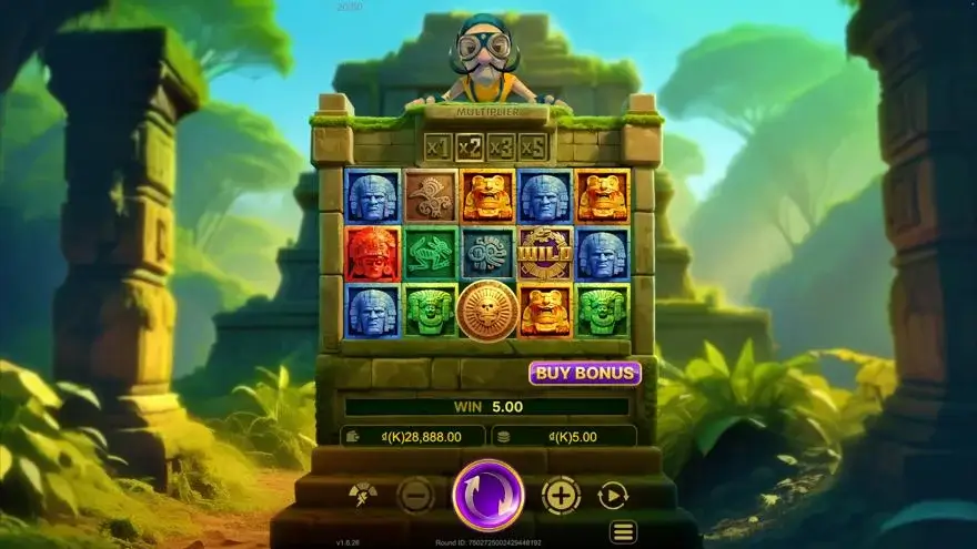 Ảnh màn hình gameplay game UGO Aztec Gold (slot JDB) chơi tại LC79