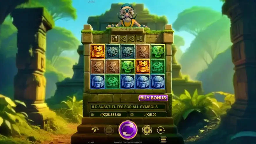Ảnh bảng biểu tượng & tính năng game UGO Aztec Gold (slot JDB) chơi tại LC79