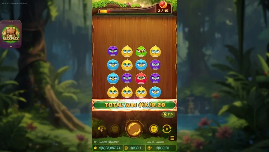 Ảnh bảng biểu tượng & tính năng game Birds Party (slot JDB) chơi tại LC79
