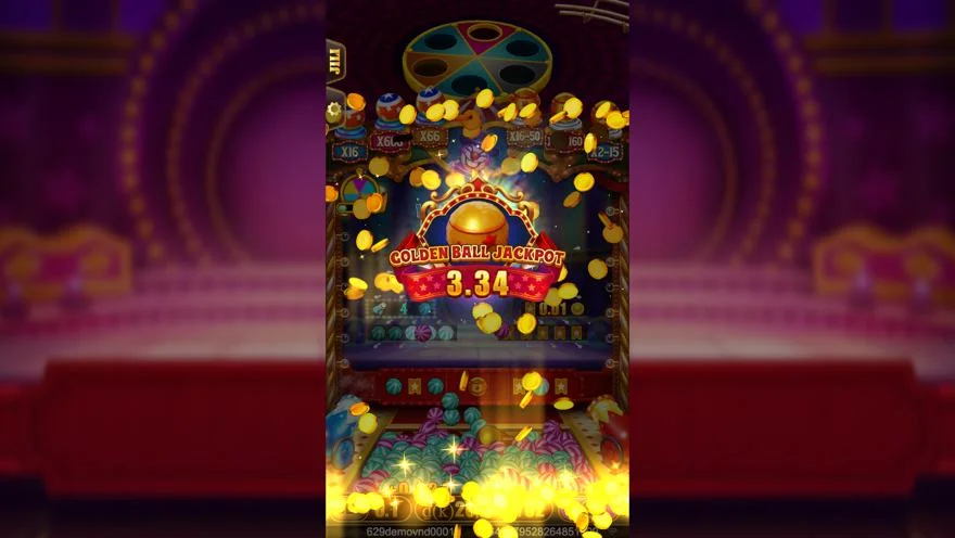 Ảnh màn hình gameplay game Crazy Pusher (slot JILI) chơi tại LC79