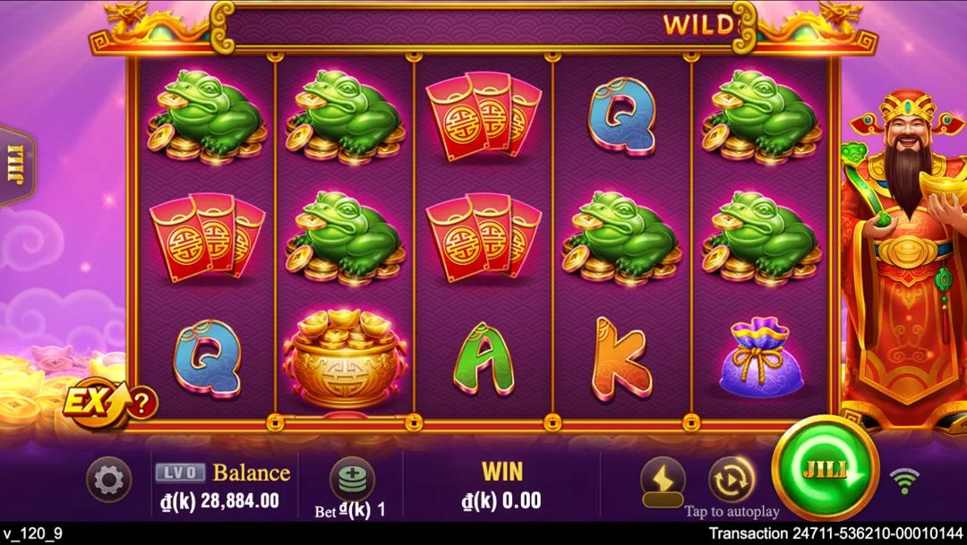 Ảnh giao diện chính game JILI CAISHEN (slot JILI) chơi tại LC79