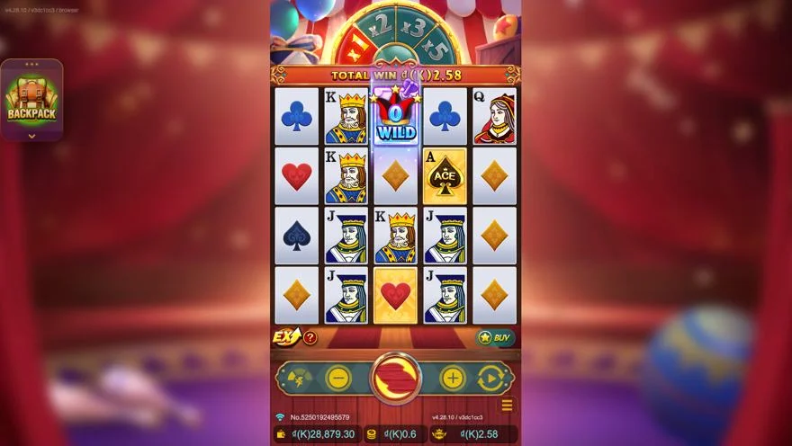Ảnh màn hình gameplay game Magic Ace WILD LOCK (slot JDB) chơi tại LC79