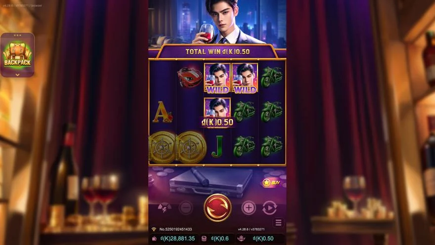Ảnh màn hình gameplay game Moneybags Man 2 (slot JDB) chơi tại LC79